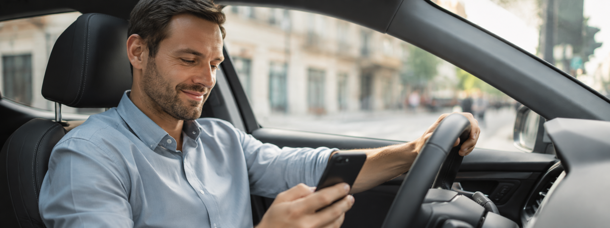 Condutor tranquilo ao volante, situação resolvida
